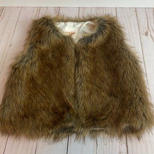 CAT & JACK Faux Fur Coastal Boho Vest